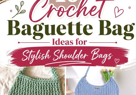 Crochet Baguette Bag Ideas for Stylish Shoulder Bags