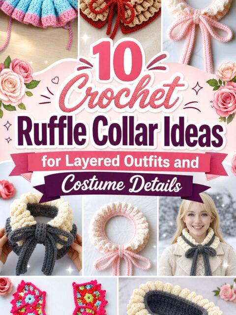 Crochet Ruffle Collar Ideas for Layered Outfits and Costume Details