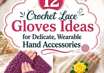 Crochet Lace Gloves Ideas for Delicate, Wearable Hand Accessories