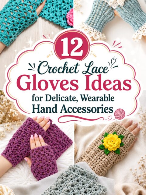 Crochet Lace Gloves Ideas for Delicate, Wearable Hand Accessories