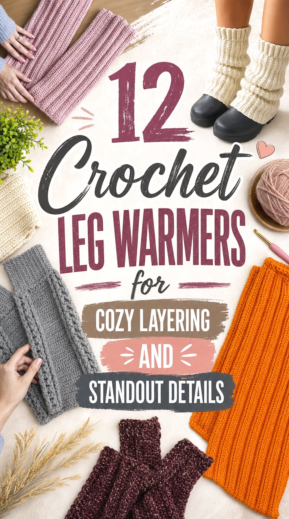 Crochet Leg Warmers for Cozy Layering and Standout Details