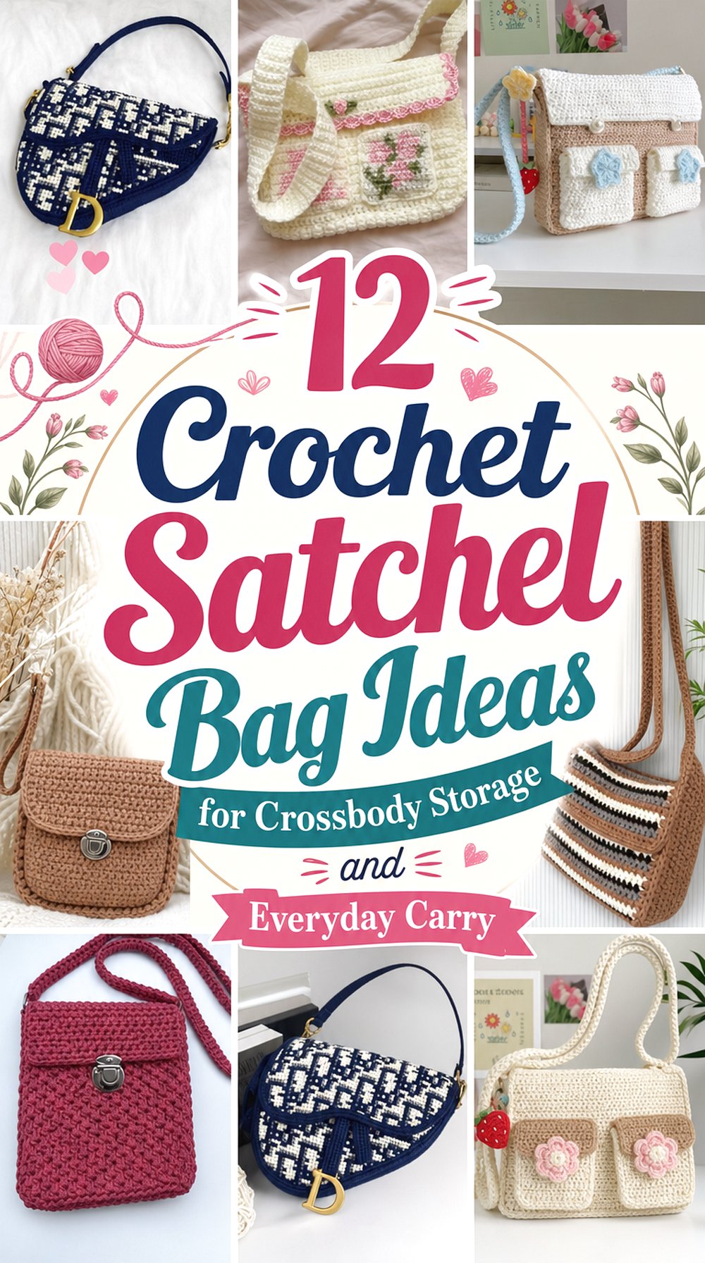 Crochet Satchel Bag Ideas for Crossbody Storage and Everyday Carry
