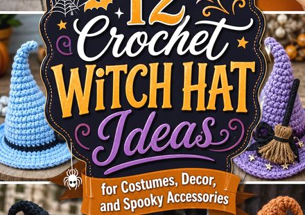 Crochet Witch Hat Ideas for Costumes, Decor, and Spooky Accessories