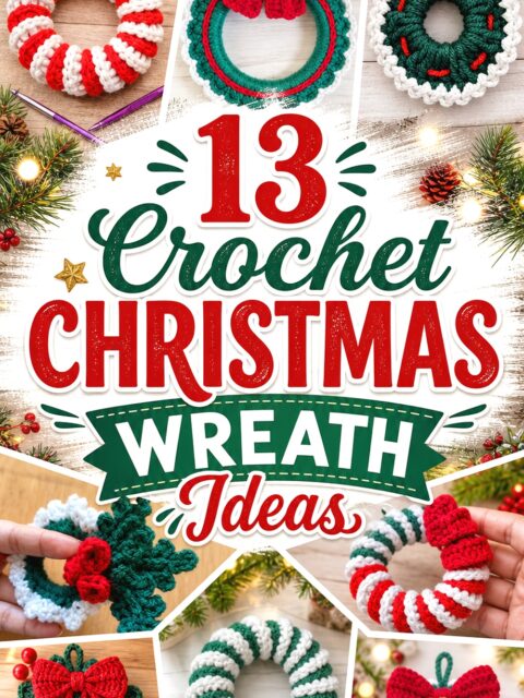 Crochet Christmas Wreath Ideas