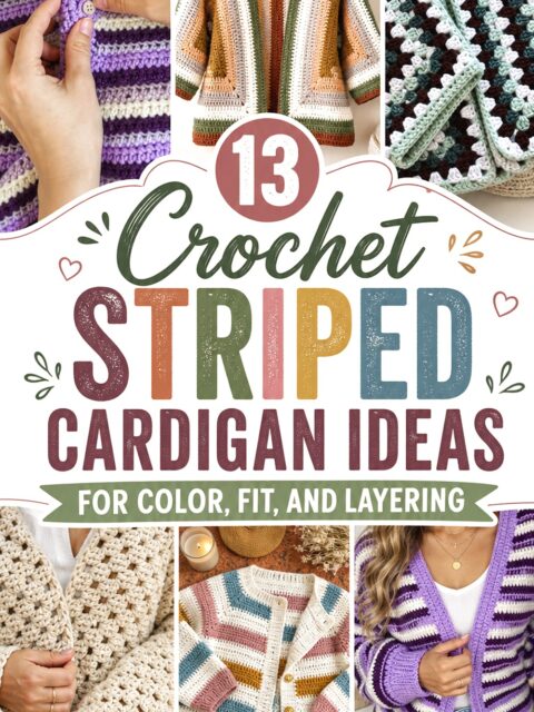 Crochet Striped Cardigan Ideas for Color, Fit, and Layering