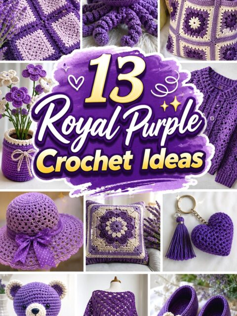 Royal Purple Crochet Ideas