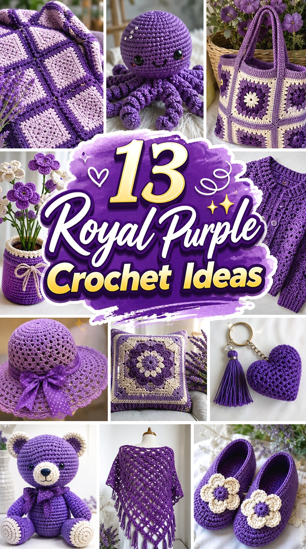 Royal Purple Crochet Ideas
