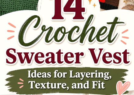 Crochet Sweater Vest Ideas for Layering, Texture, and Fit
