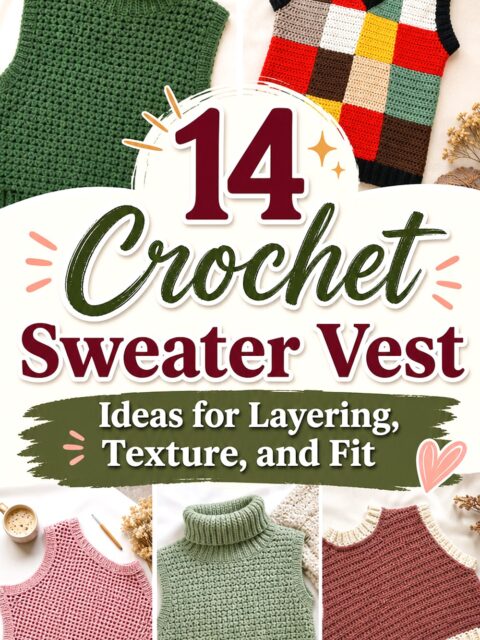 Crochet Sweater Vest Ideas for Layering, Texture, and Fit