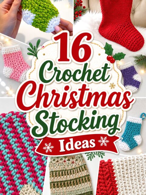 Crochet Christmas Stocking Ideas