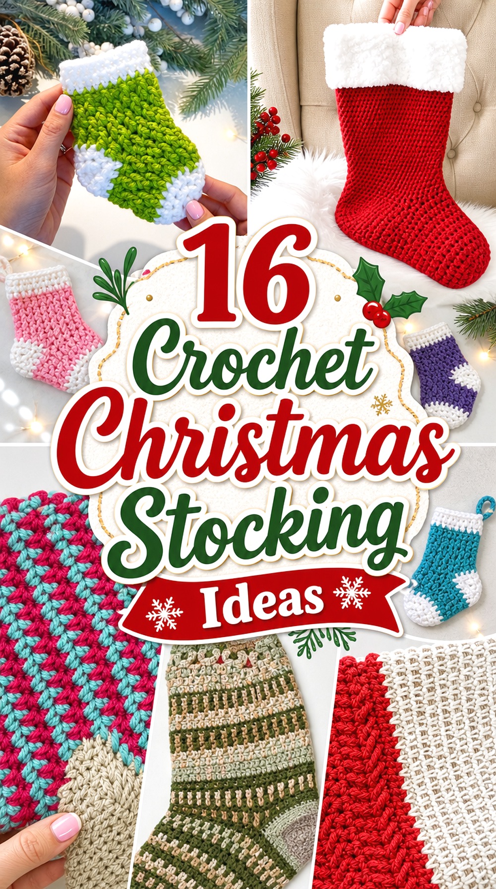 Crochet Christmas Stocking Ideas
