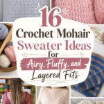 Crochet Mohair Sweater Ideas for Airy Fluffy and Layered Fits