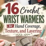 Crochet Wrist Warmers for Hand Coverage Texture and Layering