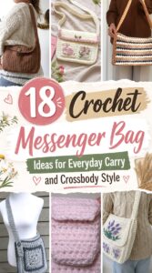 Crochet Messenger Bag Ideas for Everyday Carry and Crossbody Style