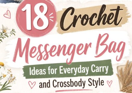Crochet Messenger Bag Ideas for Everyday Carry and Crossbody Style
