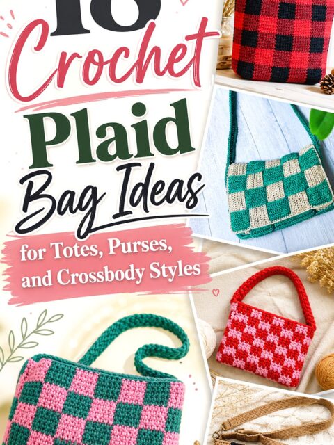 Crochet Plaid Bag Ideas for Totes, Purses, and Crossbody Styles