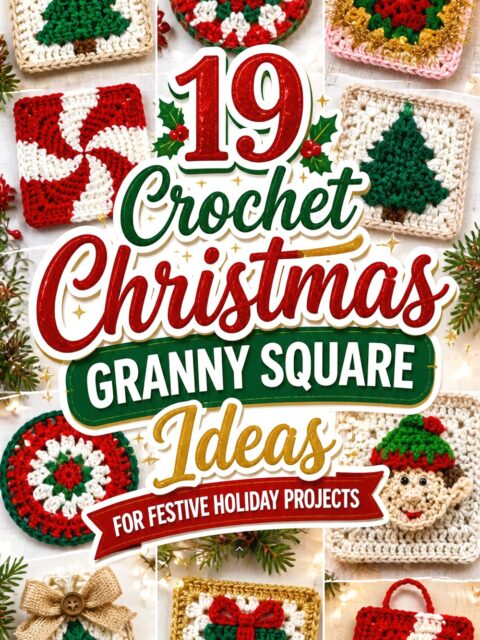 Crochet Christmas Granny Square Ideas for Festive Holiday Projects