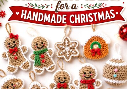 Crochet Gingerbread Ornament Ideas for a Handmade Christmas