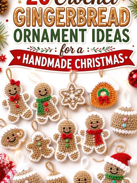 Crochet Gingerbread Ornament Ideas for a Handmade Christmas