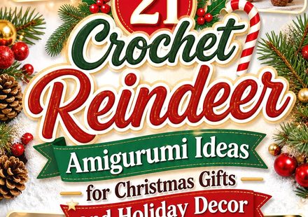 Crochet Reindeer Amigurumi Ideas for Christmas Gifts and Holiday Decor