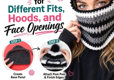 Crochet Balaclava Ideas for Different Fits, Hoods, and Face Openings