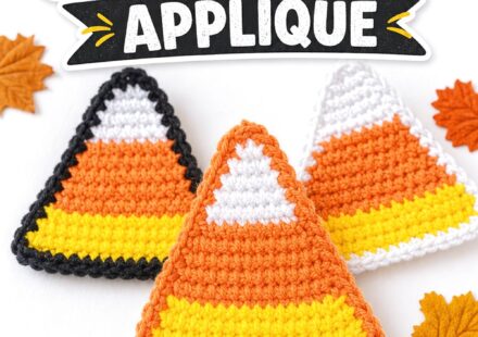 Crochet Candy Corn Decor Ideas for Fall Displays and Halloween Corners