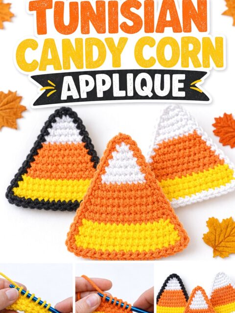 Crochet Candy Corn Decor Ideas for Fall Displays and Halloween Corners