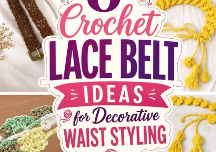 Crochet Lace Belt Ideas for Decorative Waist Styling