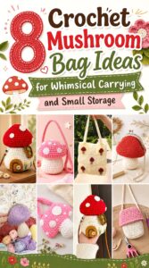 Crochet Mushroom Bag Ideas for Whimsical Carrying and Small Storage