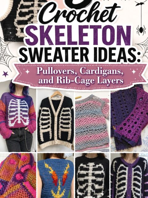 Crochet Skeleton Sweater Ideas