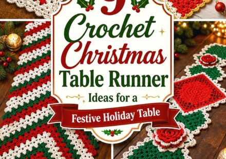 Crochet Christmas Table Runner Ideas for a Festive Holiday Table
