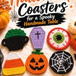 Crochet Halloween Coasters for a Spooky Handmade Table
