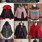 Crochet Vampire Cape Ideas for Gothic Costumes and Layering