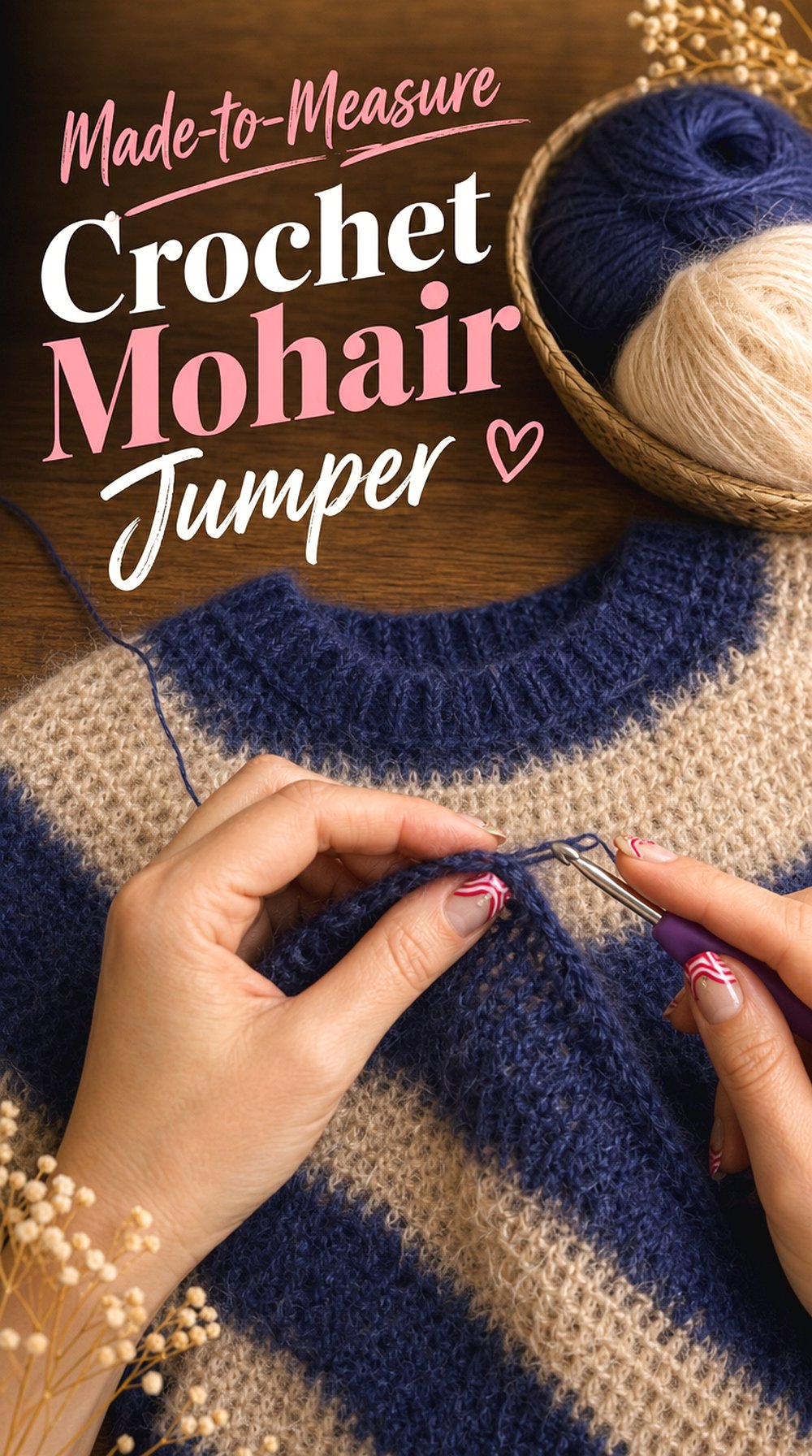 Made to Measure Crochet Mohair Jumper