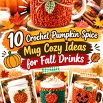 Crochet Pumpkin Spice Mug Cozy Ideas for Fall Drinks