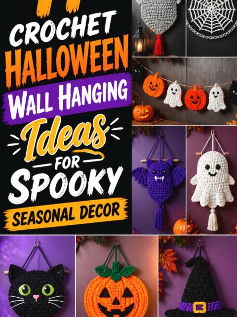Crochet Halloween Wall Hanging Ideas for Spooky Seasonal Decor