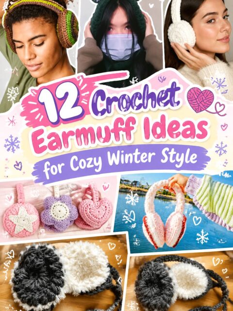 Crochet Earmuff Ideas for Cozy Winter Style