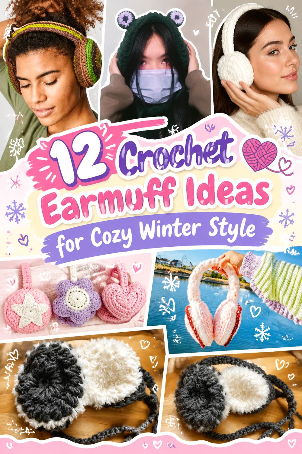 Crochet Earmuff Ideas for Cozy Winter Style