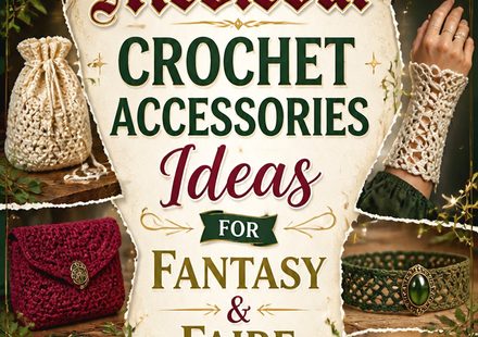 Medieval Crochet Accessories Ideas for Fantasy and Faire Styling