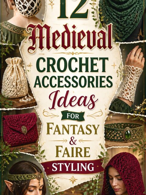 Medieval Crochet Accessories Ideas for Fantasy and Faire Styling