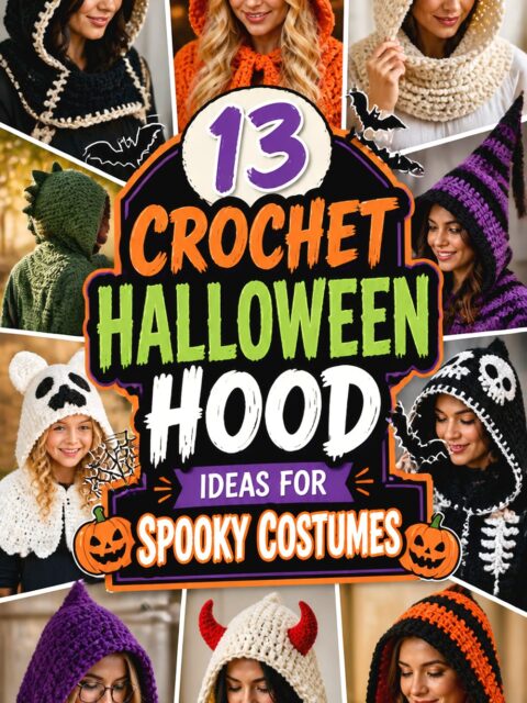 Crochet Halloween Hood Ideas for Spooky Costumes