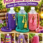 Crochet Potion Bottle Belt Pouch Ideas for Fantasy Costumes