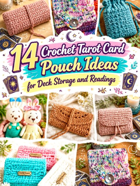 Crochet Tarot Card Pouch Ideas for Deck Storage and Readings