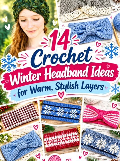 Crochet Winter Headband Ideas for Warm, Stylish Layers