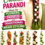 Crochet Parandi Ideas for Flowers, Tassels, and Traditional Braid Styling