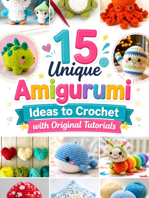 Unique Amigurumi Ideas to Crochet with Original Tutorials