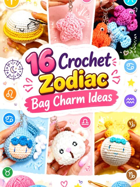 Crochet Zodiac Bag Charm Ideas