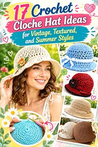Crochet Cloche Hat Ideas for Vintage, Textured, and Summer Styles