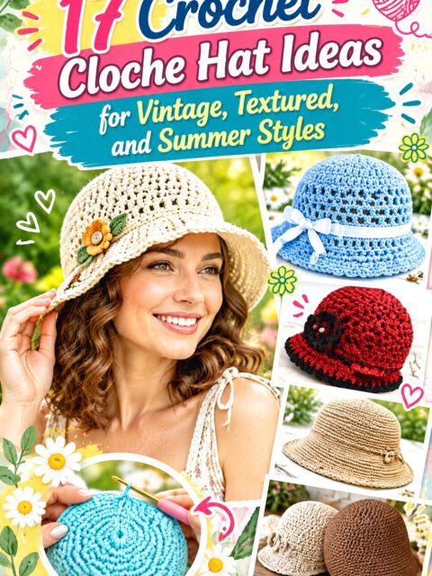 Crochet Cloche Hat Ideas for Vintage, Textured, and Summer Styles