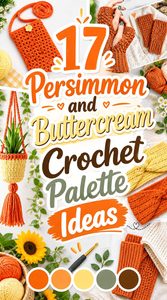 17 Persimmon and Buttercream Crochet Palette Ideas